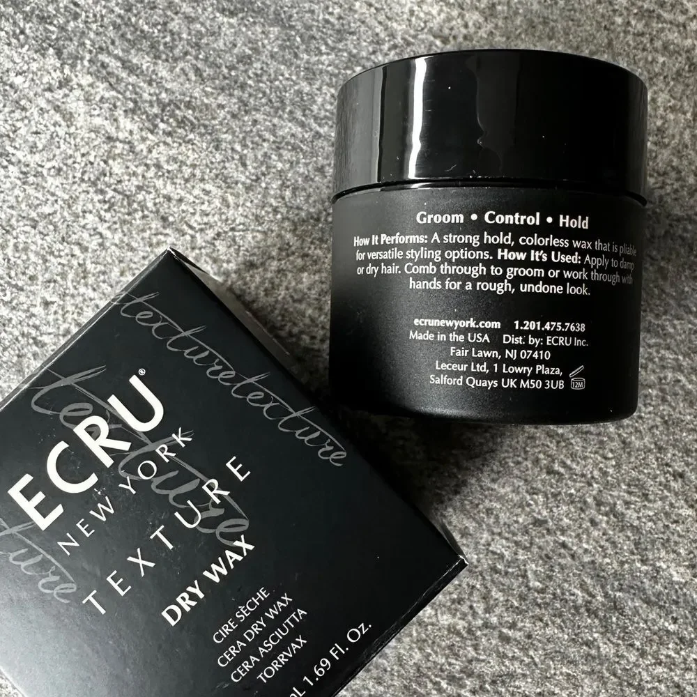 NEW ECRU New York Paraben free Texture Dry Wax for Men Matte finish 1.69 oz